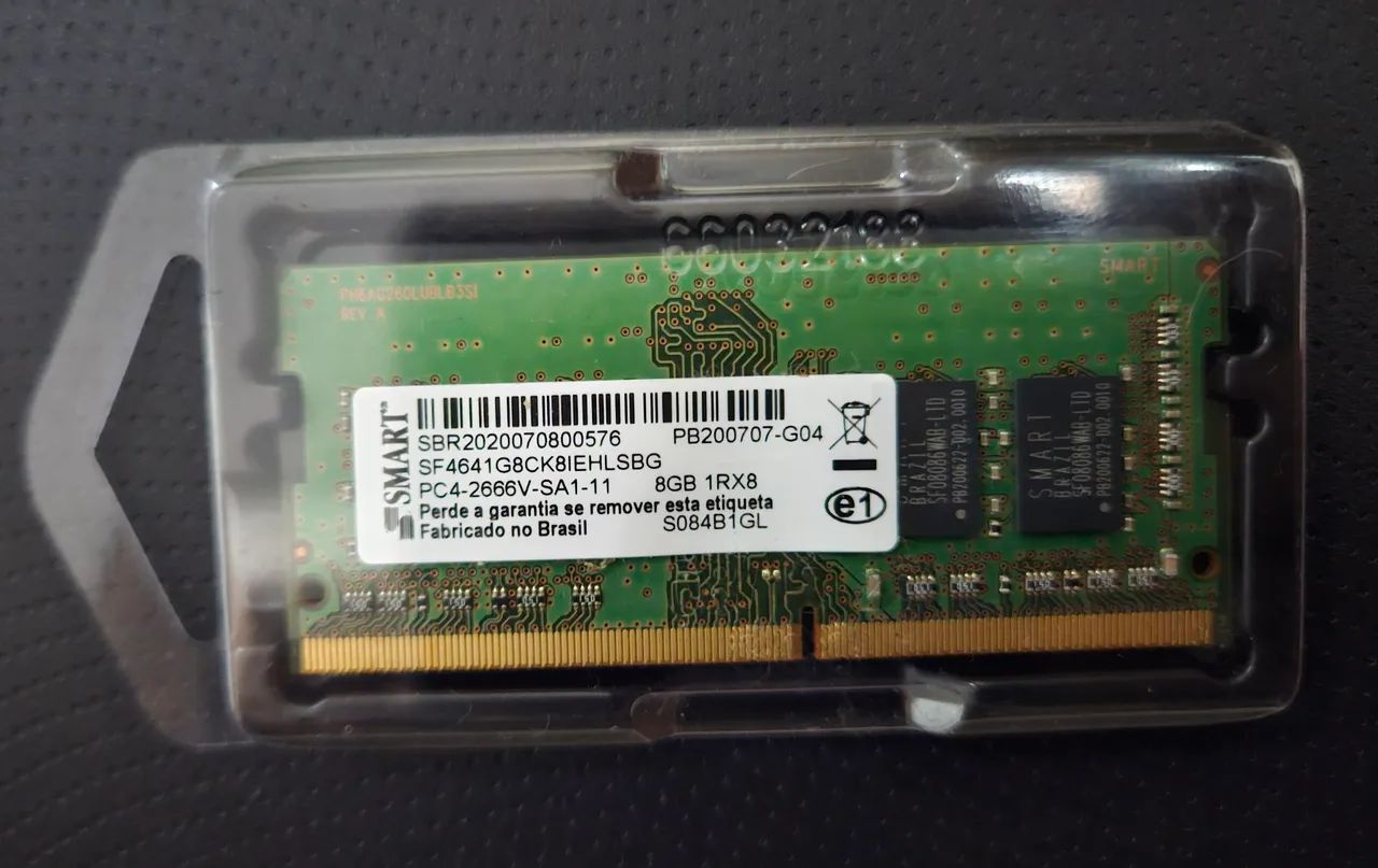 Memória RAM Smart - 8GB - DDR4 - 2666MHz - Notebook - Foto 2