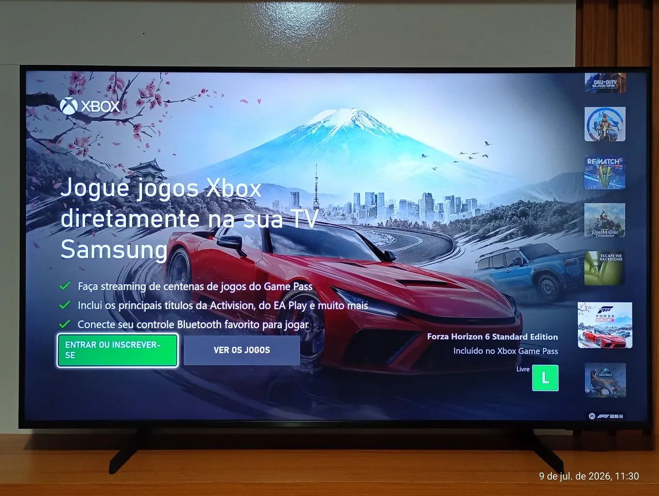 Smart Tv Samsung 50 polegadas 4K com XBOX integrado. - Foto 4