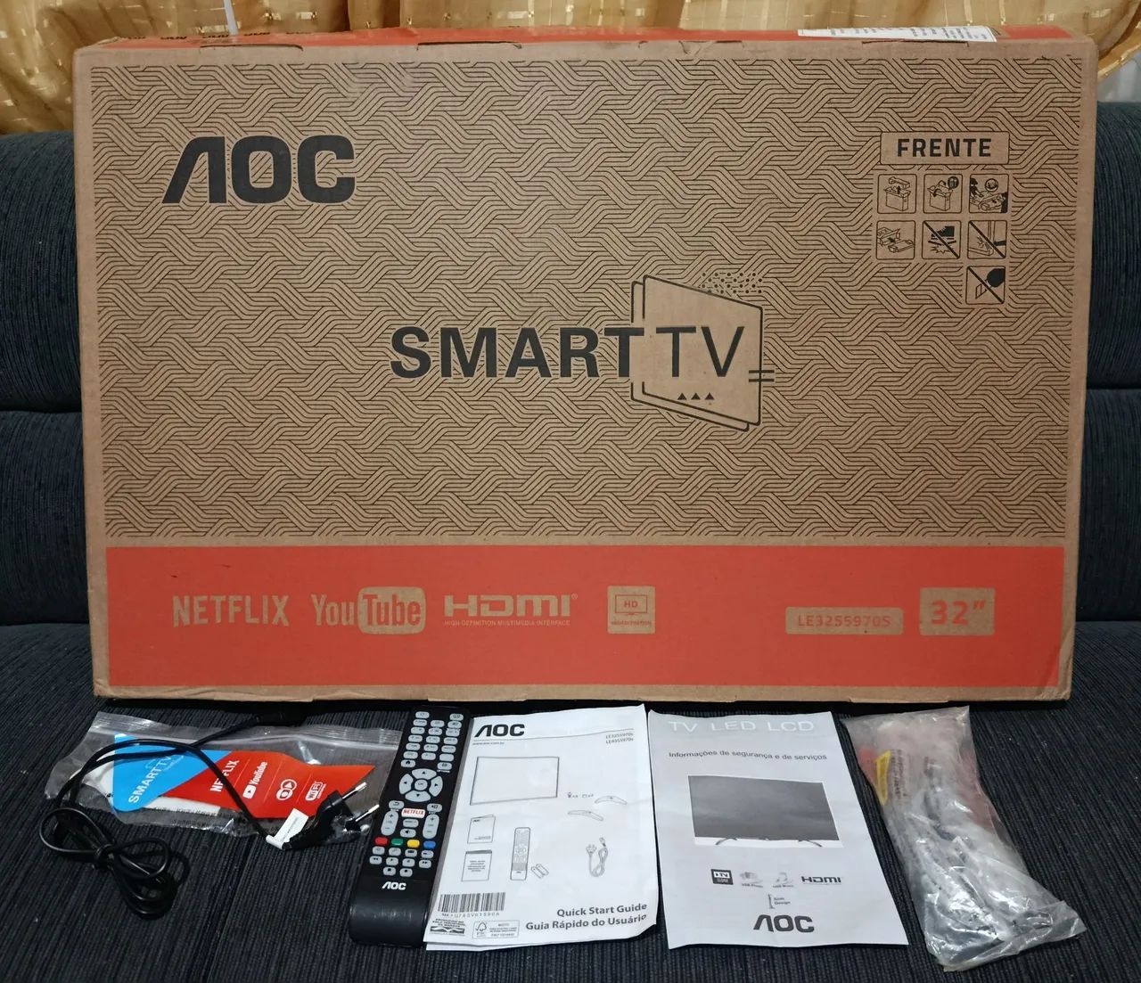 Smart TV 32 HD LED AOC Wi-Fi