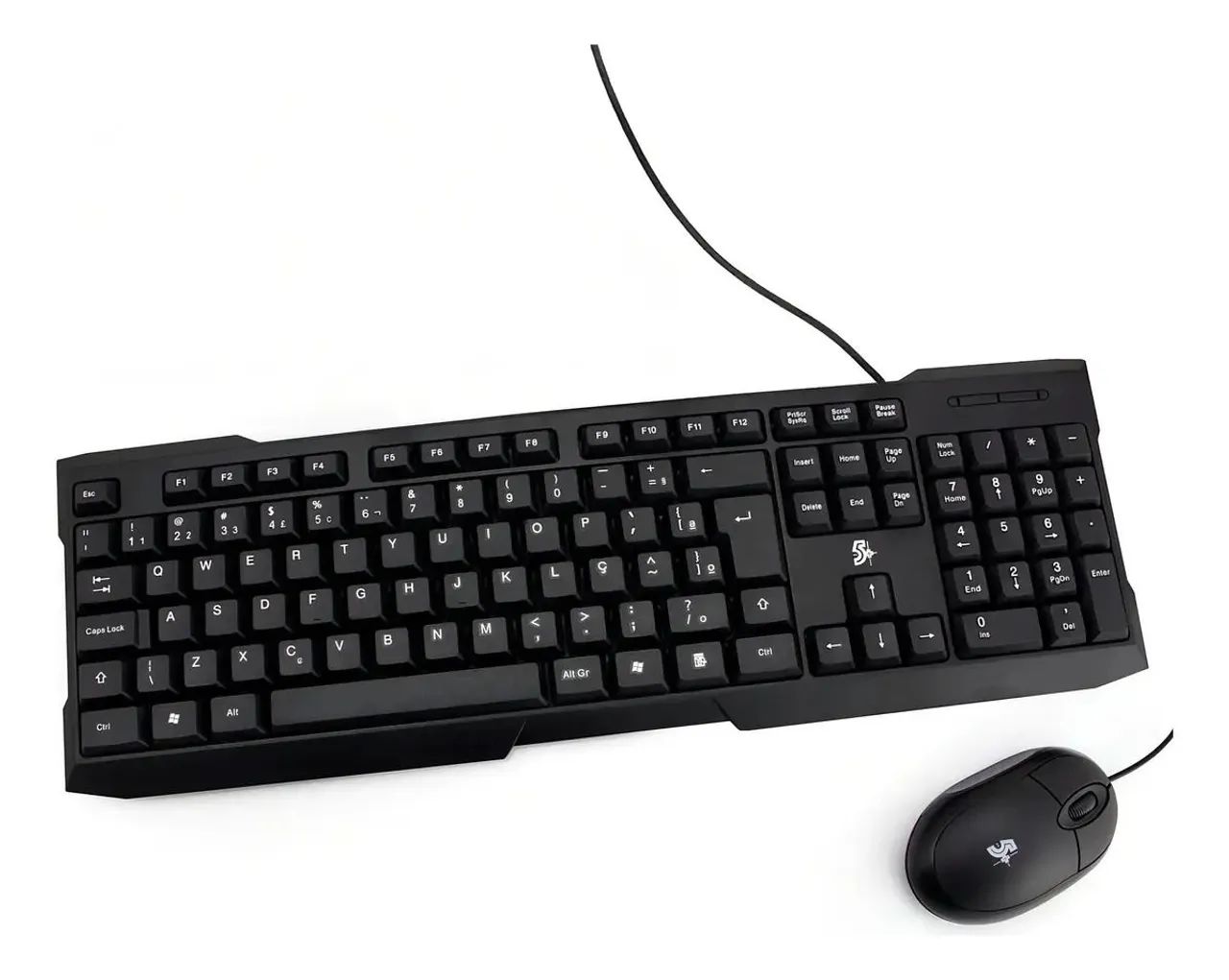 Kit teclado + mouse USB 5+ - Foto 2