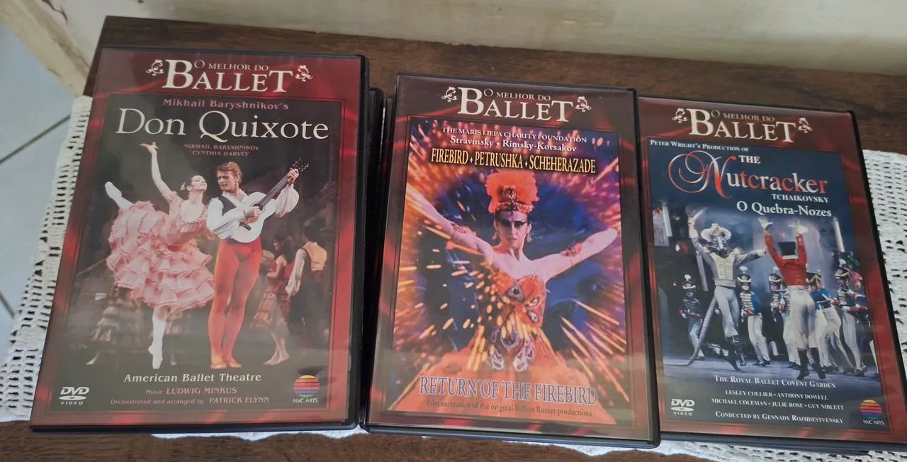 OColeção de 15 DVDs originais de Ballet com encarte - Foto 5