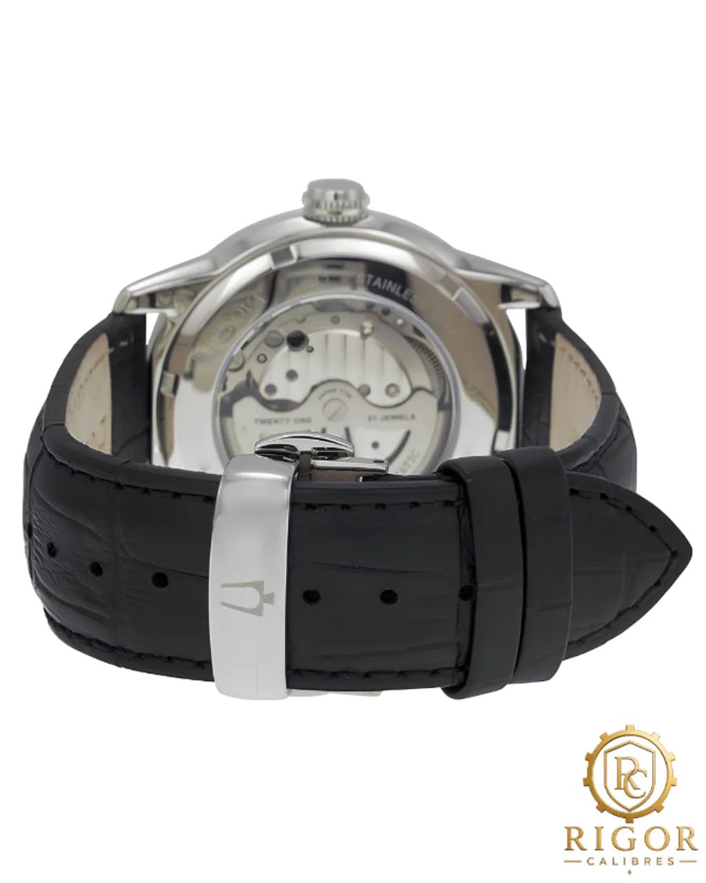 Relógio Masculino Bulova Classic 96A135: Automático, Open Heart, Aço, 43mm - Foto 5