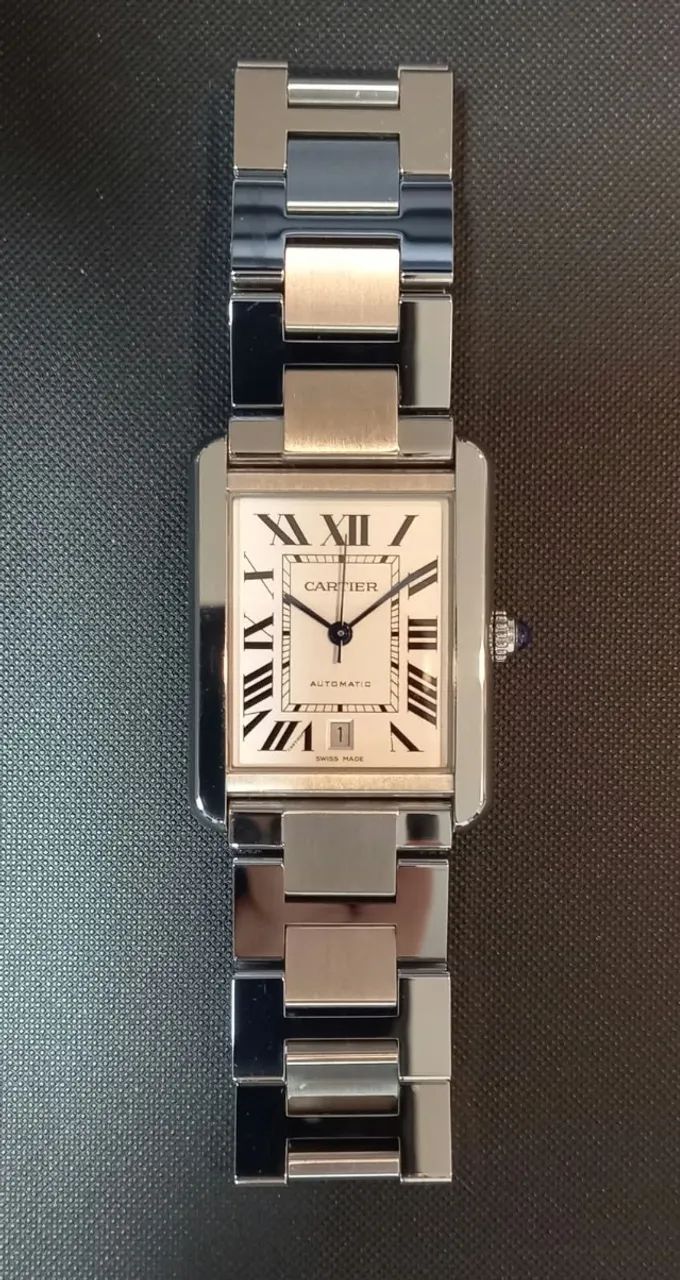 Relógio Cartier Tank Aço XL Automático - Foto 3