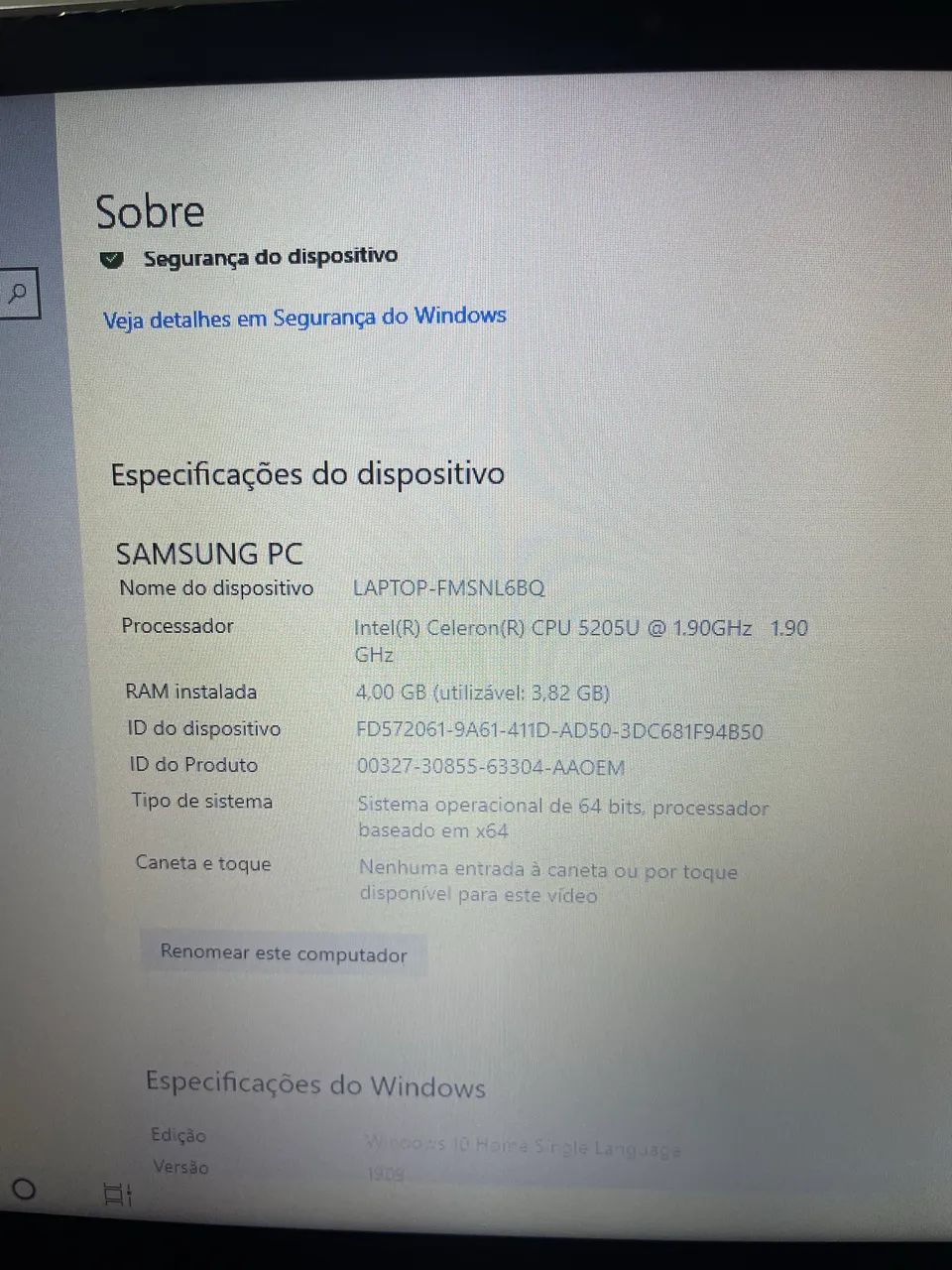 Notebook Samsung Book E20 - 4GB RAM - Foto 2