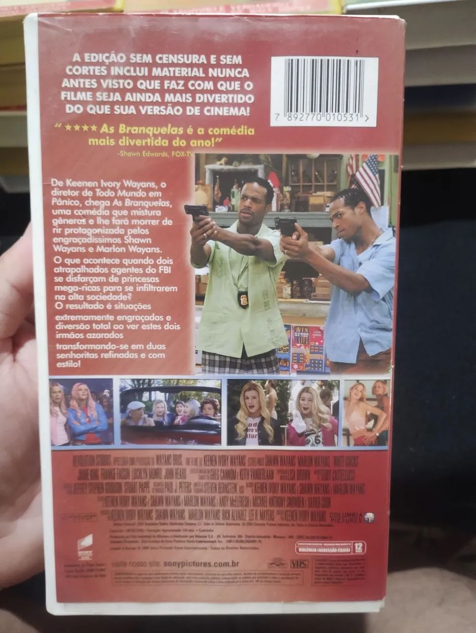 Filme VHS AS BRANQUELAS - Foto 2