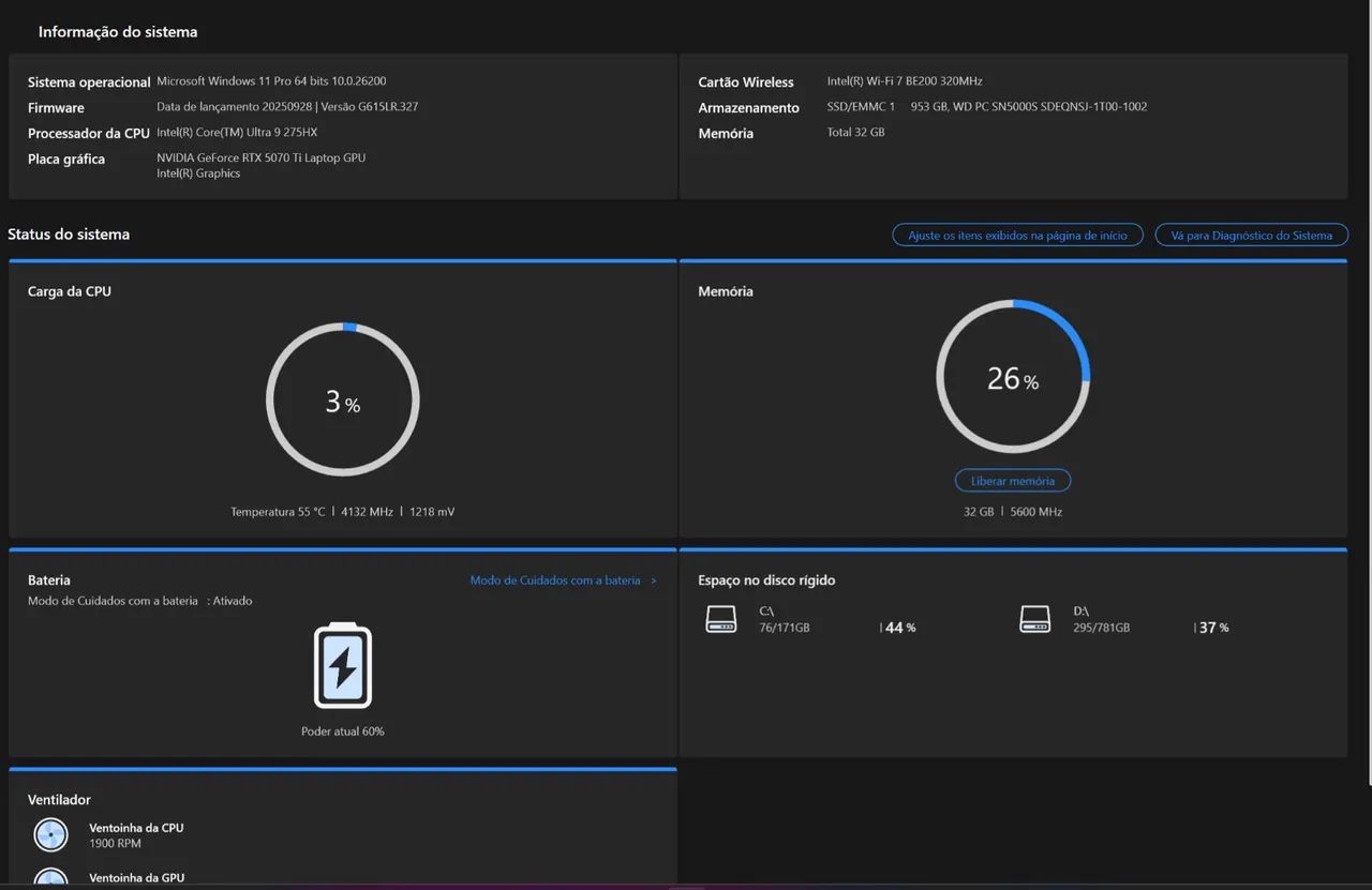 ASUS ROG STRIX | ULTRA 9 | RTX 5070 Ti | 32GB | GARANTIA ATÉ 2028 - Foto 5