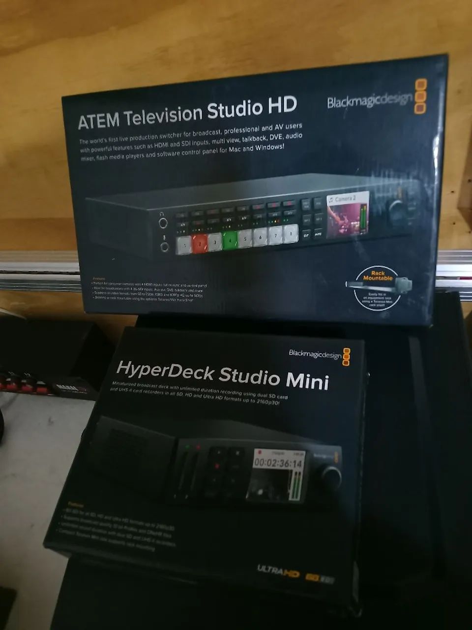 KIT DE TRANSMISSÃO E GRAVAÇÃO BLACKMAGIC