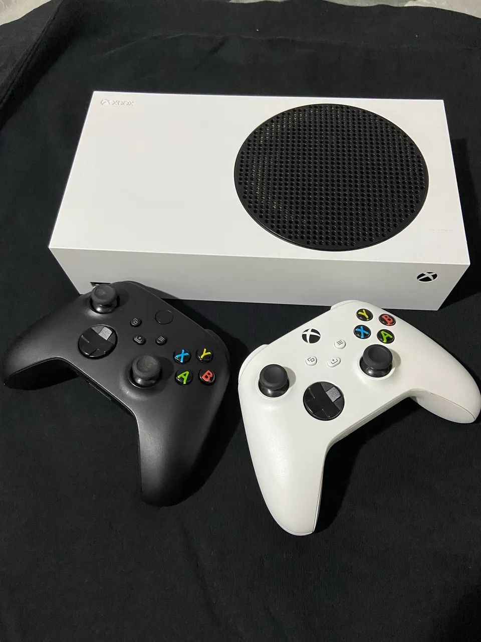 Xbox séries s Branco 2 controles
