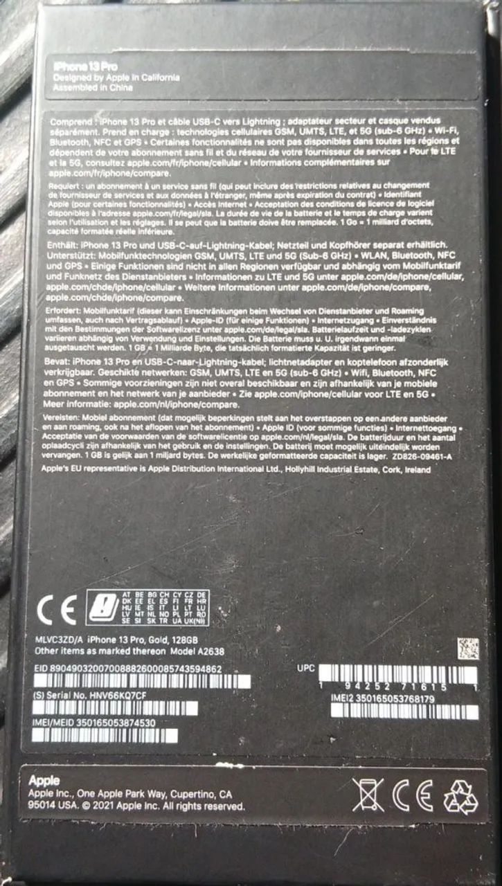 Vendo a caixinha e a Capinha iPhone 13 Pro - Foto 2