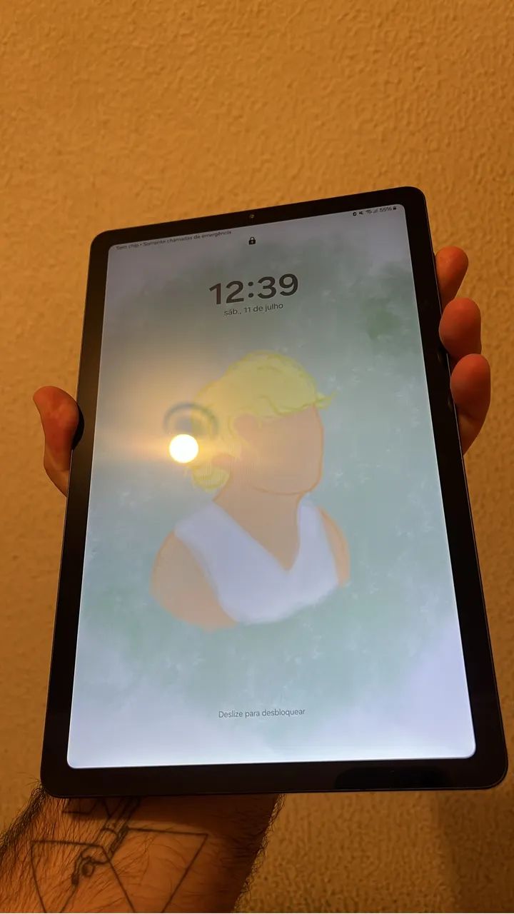 Tablet Samsung Galaxy Tab S6 Lite 128GB cinza 