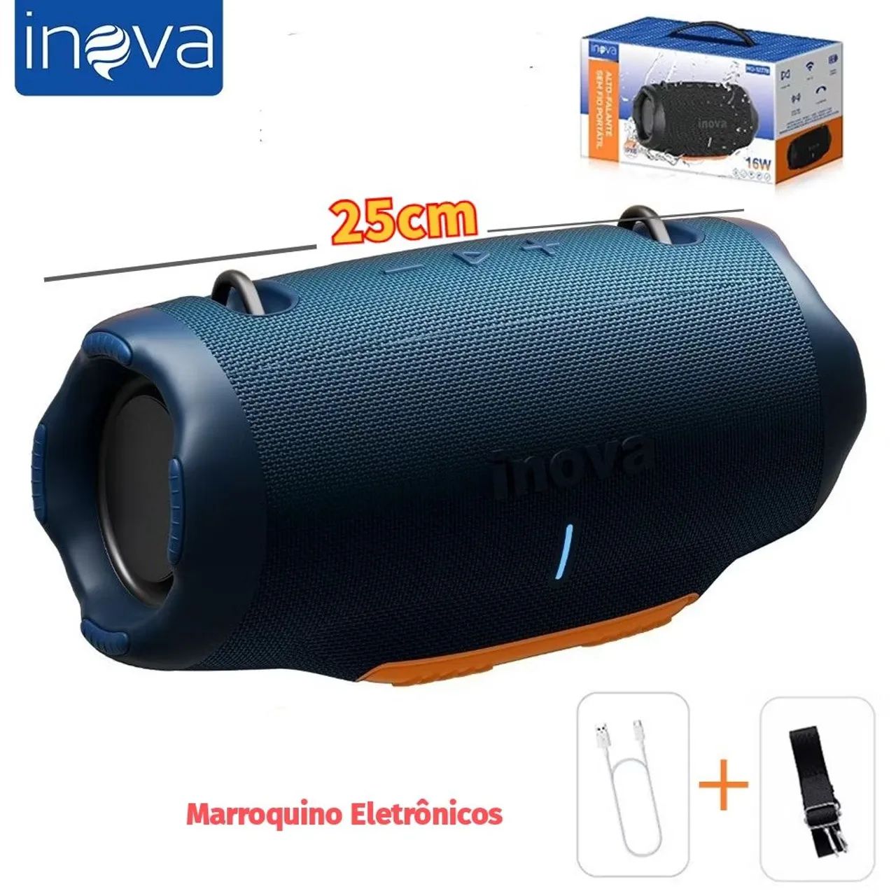 Caixa De Som inova Bluetooth 