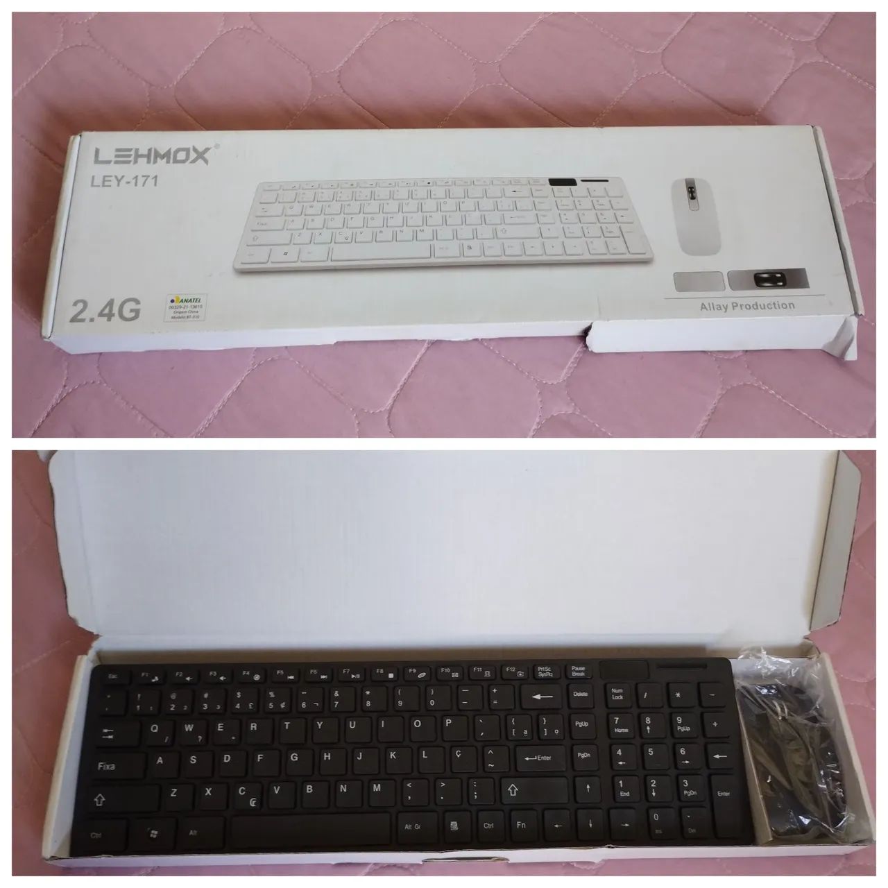 Teclado com mouse 