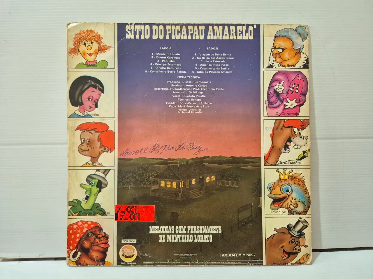 LP Sítio do Pica Pau Amarelo 1976 (bom estado raro) - Foto 3