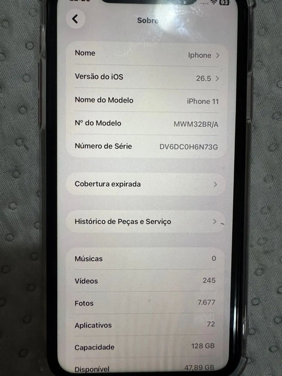 Iphone Red 11 128gb - Foto 3