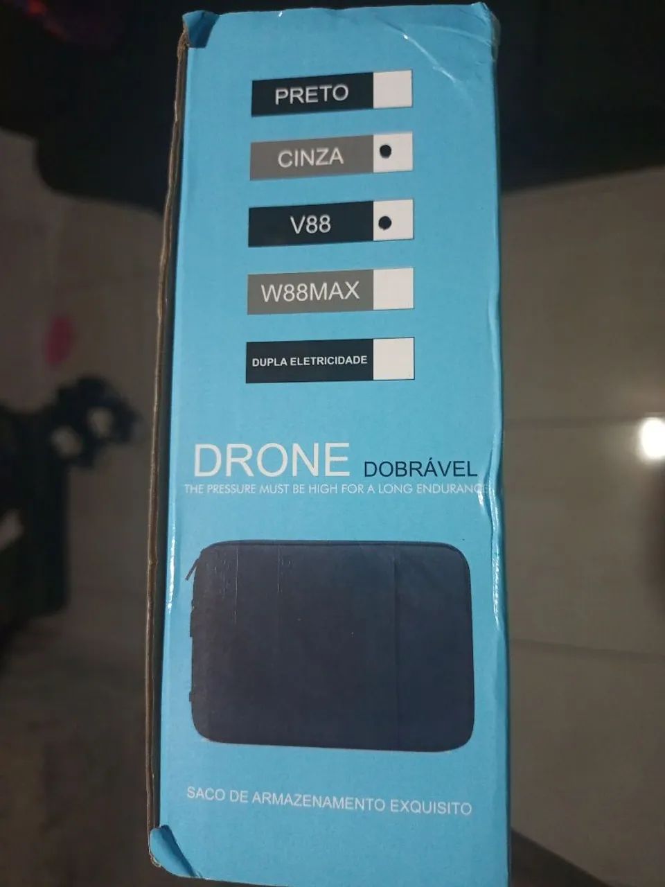 Drone Dobrável V88  Max com controle de pilotagem  - Foto 2