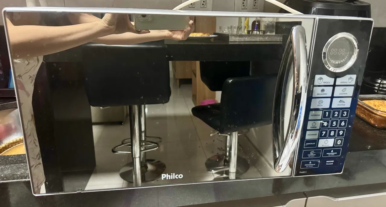 Microondas Philco cromado  - Foto 2