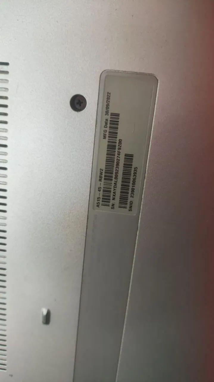 NOTEBOOK ACER DEFEITO  - Foto 3