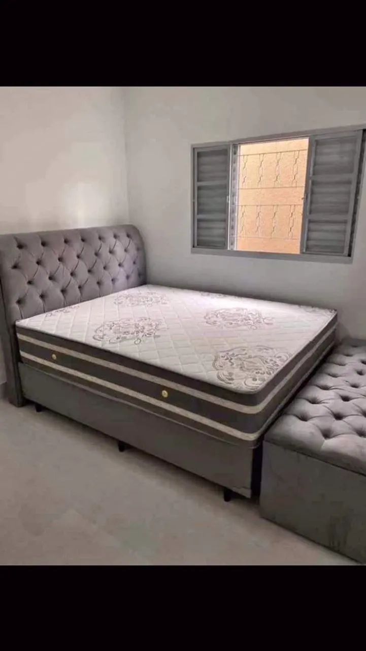 Cama Box Casal com qualidade reconhecida e entrega rápida em Goiânia! - Foto 4