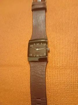 Relógio Fossil authentic Jr9517 pulseira em couro marrom original.