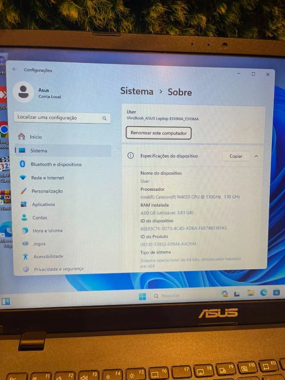 ASUS VivoBook E510MA | SSD 120GB | Excelente Estado - Foto 5