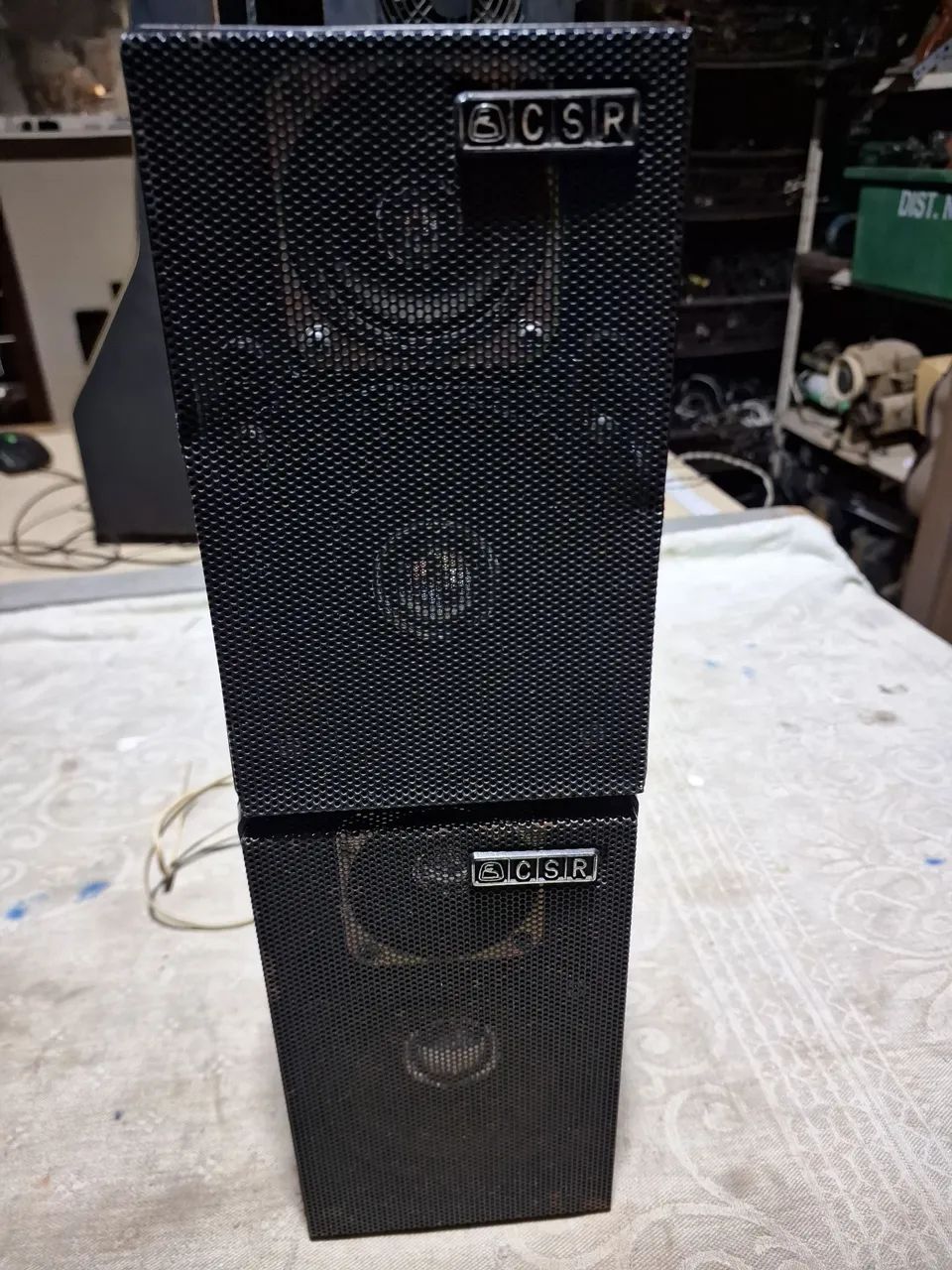 Caixas de som .csr .75w .8 ohms. 2 unidades 