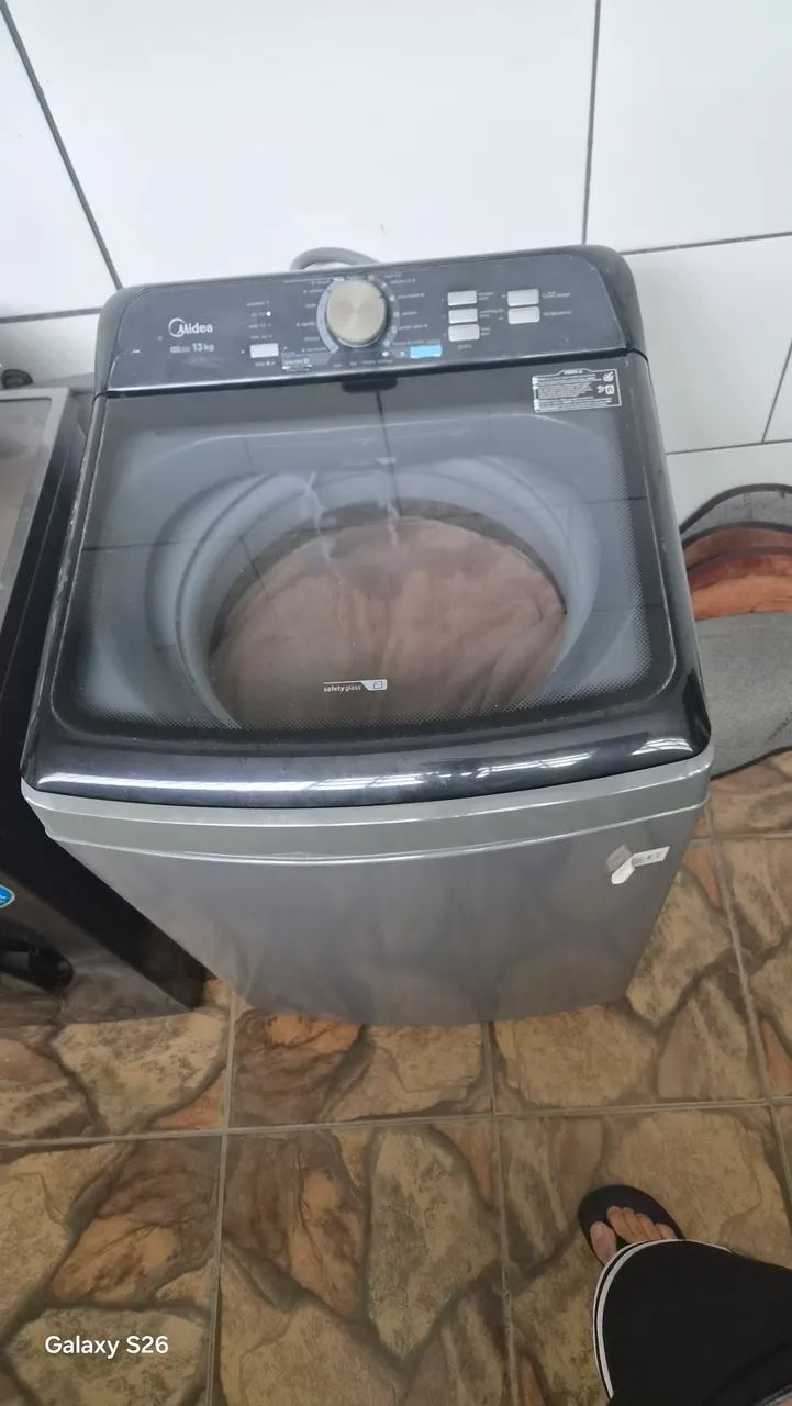 Máquina de lavar funcionando perfeitamente e muito nova. - Foto 4