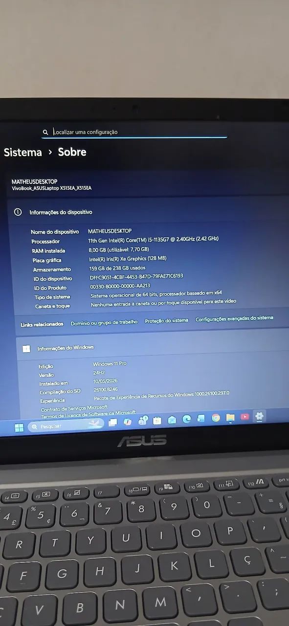 Notebook Asus vivobook - Foto 2