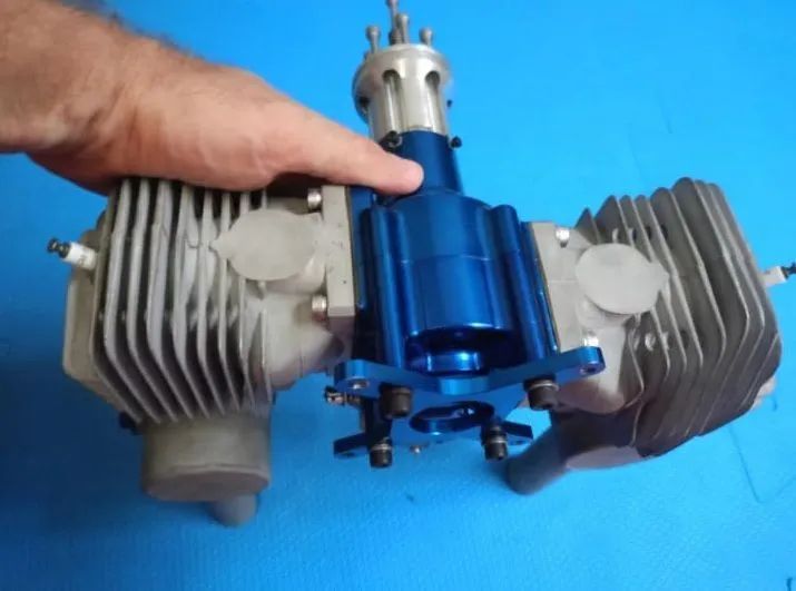 Motor aeromodelo Torch 180cc bicilíndrico  - Foto 4