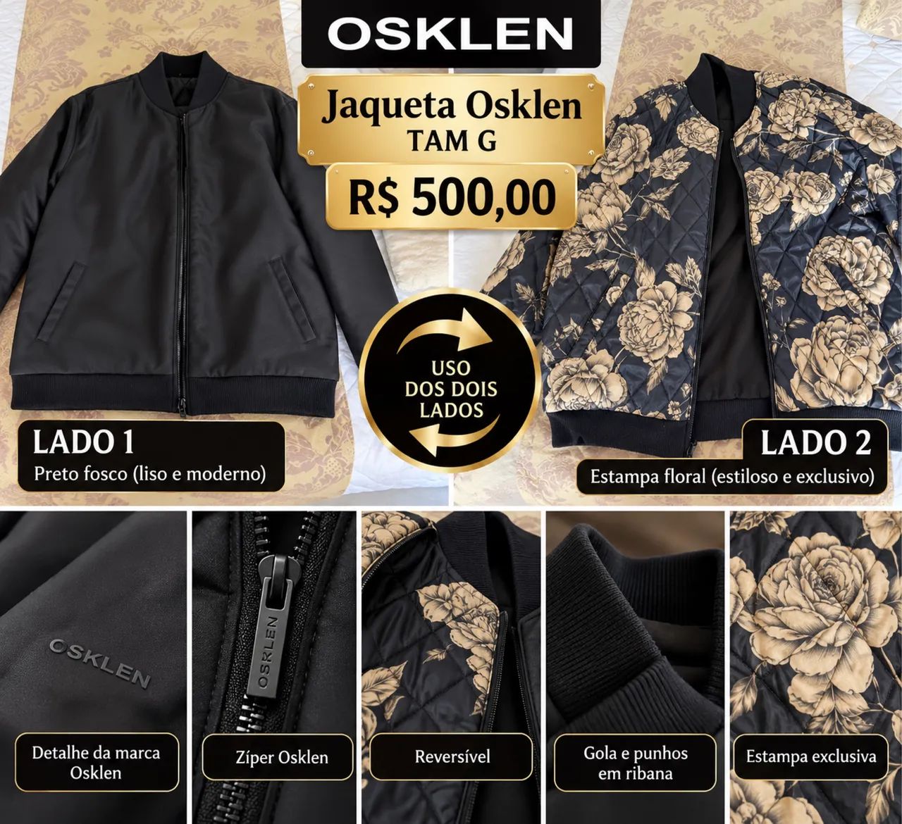 Jaquetas originais Jonh Jonh e Osklen  - Foto 2