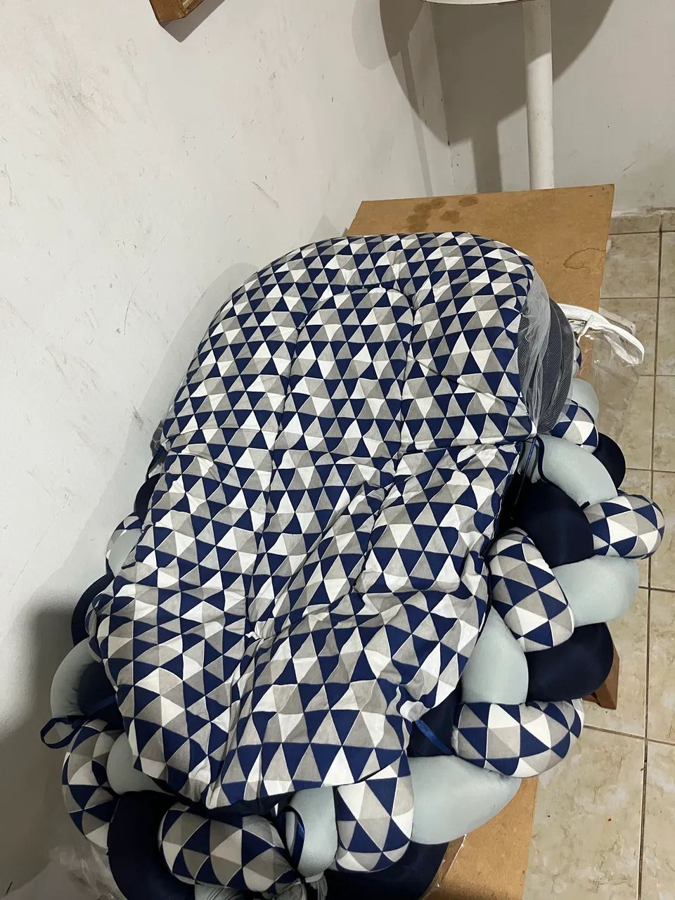 Ninho Redutor de Berço Trançado Completo com Mosquiteiro  - Foto 2