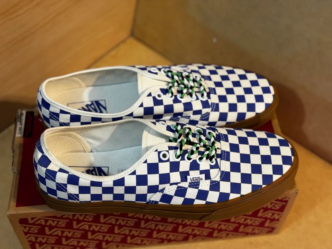 Vans Autentic Checkerboard Blue/White - Foto 4