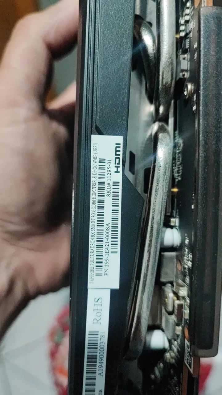 Placa de vídeo Sapphire 5500xt 8GB  - Foto 2