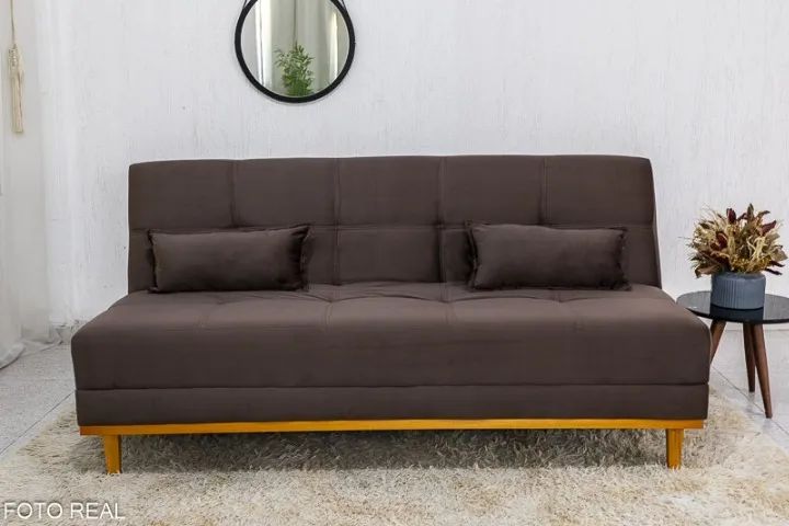 Sofá Cama Aurora Marrom
