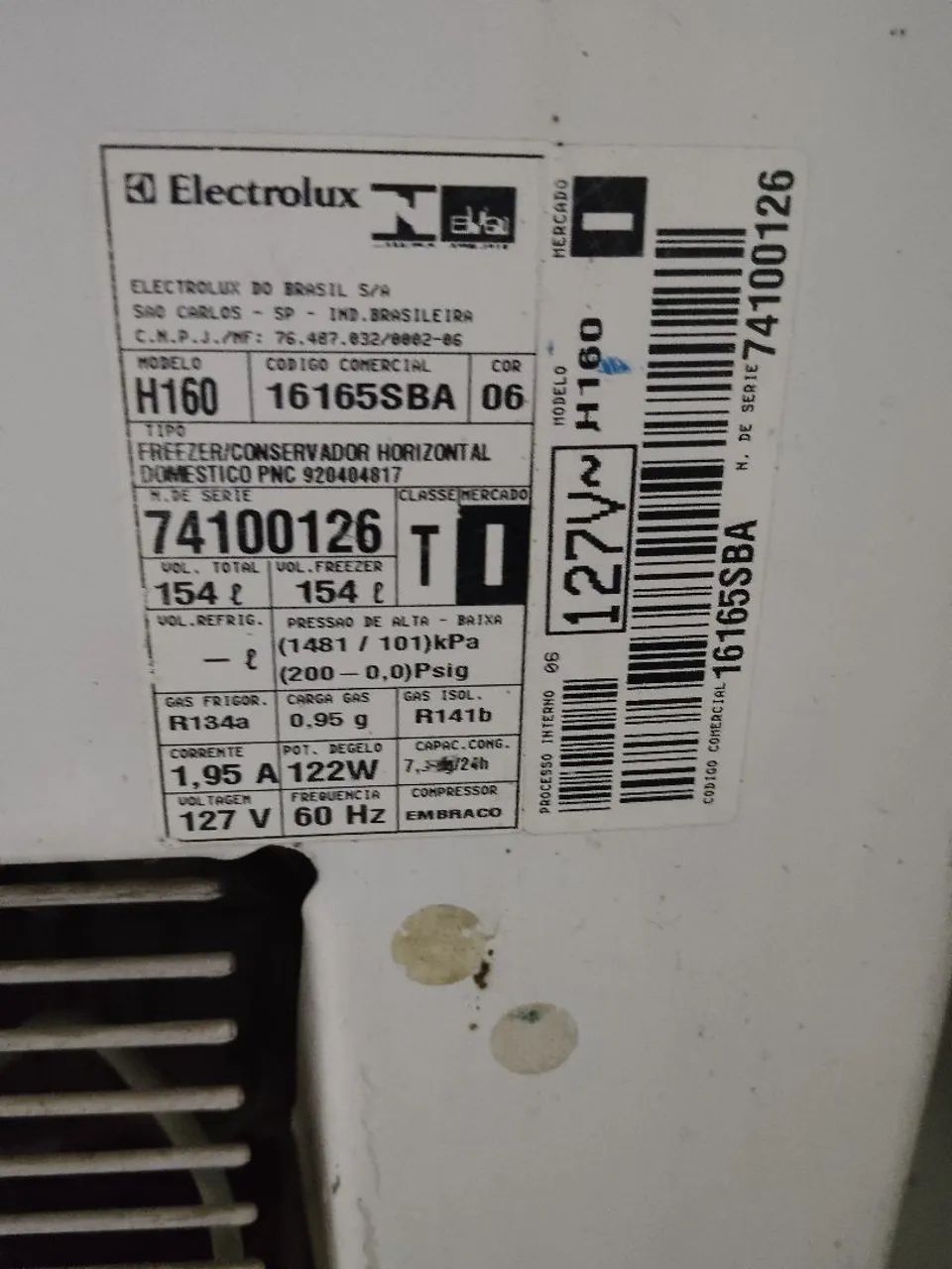 Freezer Eletrolux  - Foto 3