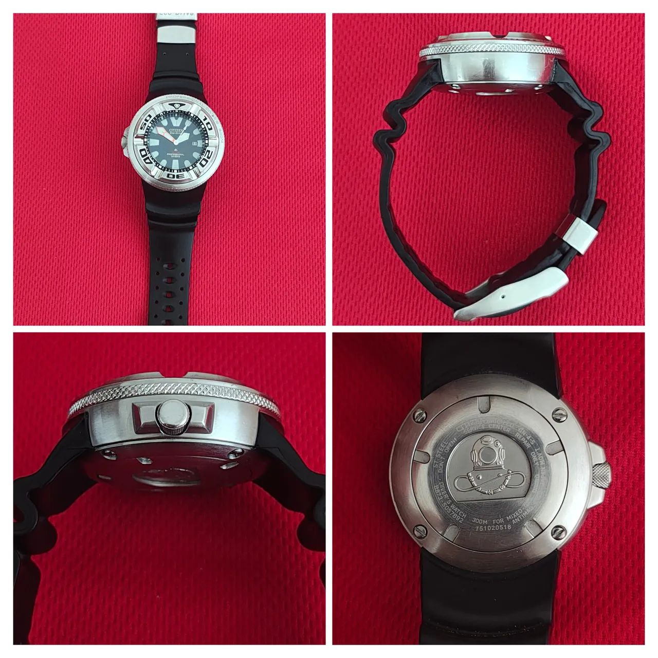 Relogio Citizen AquaLand Eco-Drive Professional Diver 300M Ecozilla - Foto 3