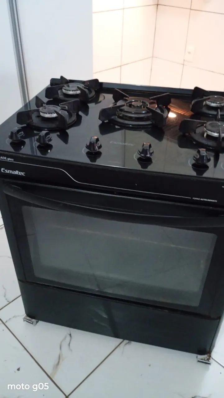 Fogão 5 bocas esmaltec