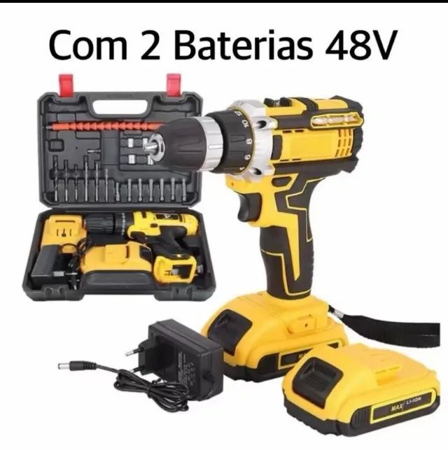 Parafusadeira 4 em 1 - 48V com duas baterias - Foto 3