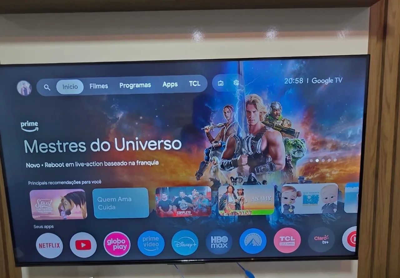 SMART TV SEMP 55 POLEGADAS SEMI NOVA