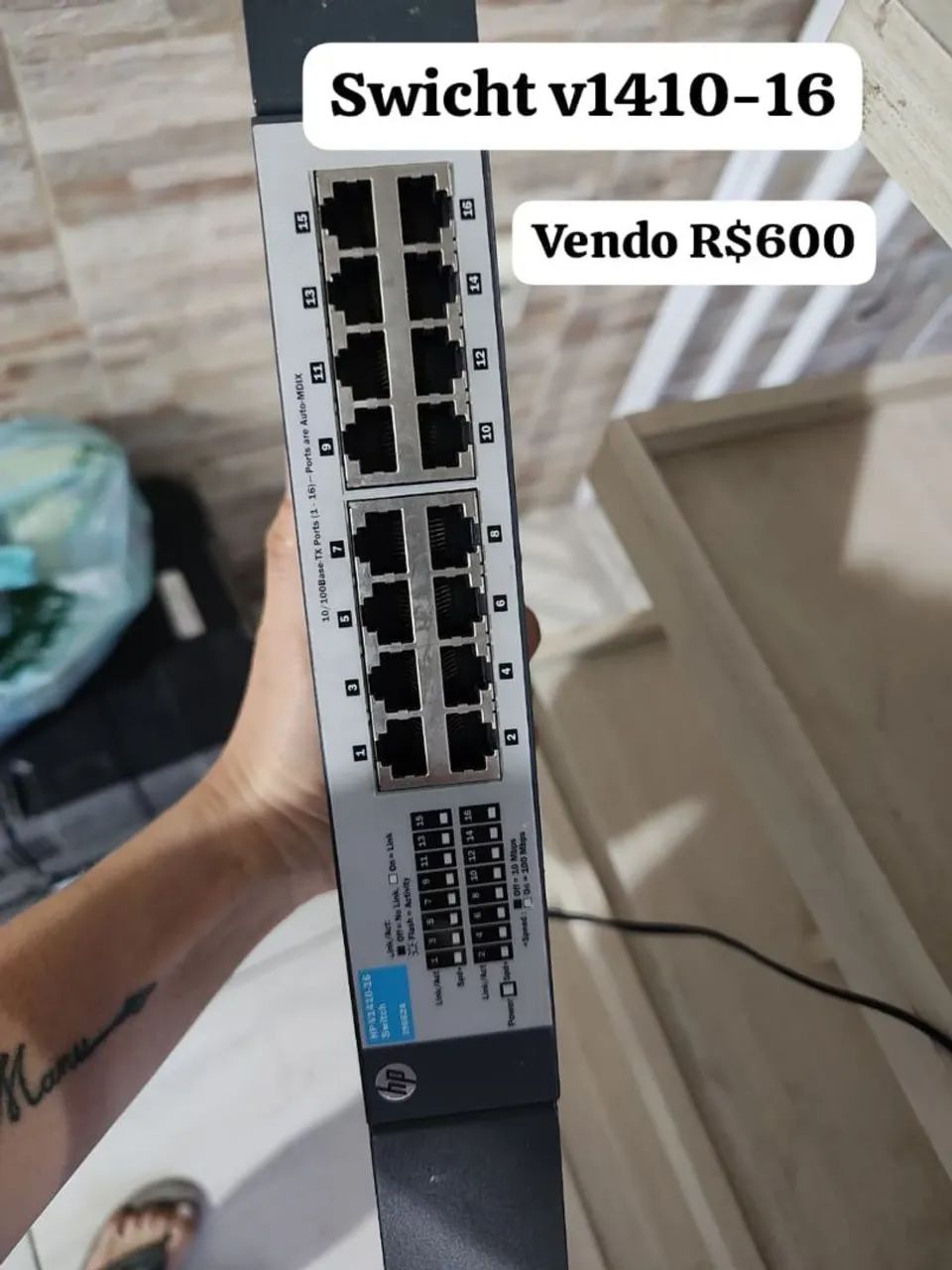 switch hp v1410-16