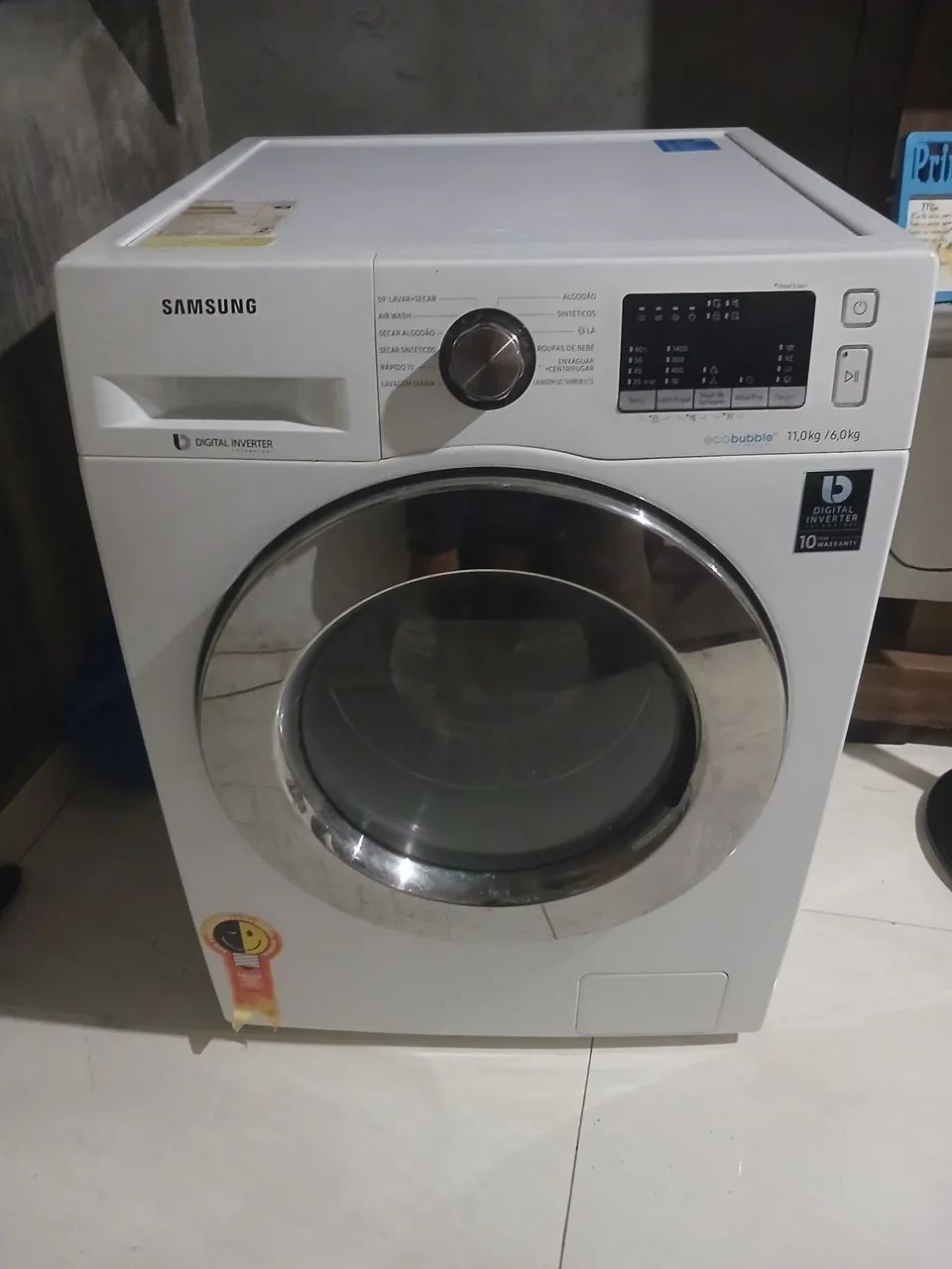 Máquina lava e seca inverter Samsung 11kg 