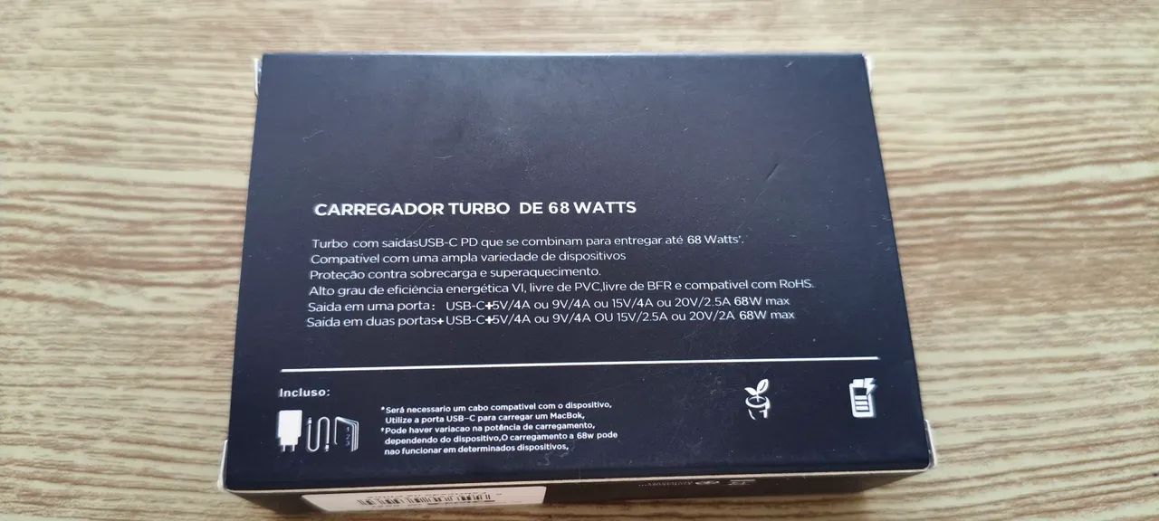 CARREGADOR TURBO 68W PARA MOTOROLA PRONTA ENTREGA  - Foto 2