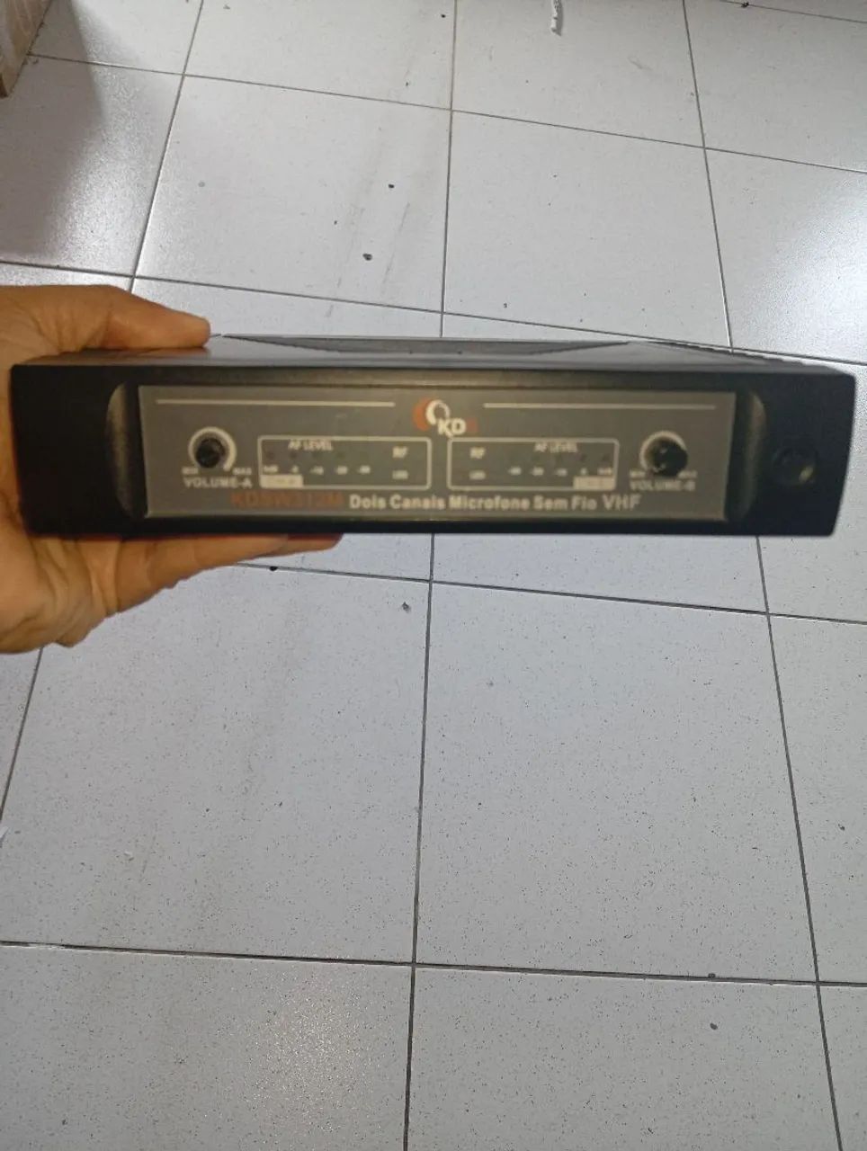 Microfone Sem Fio KDS KDSW312M - Sistema VHF  - Foto 2