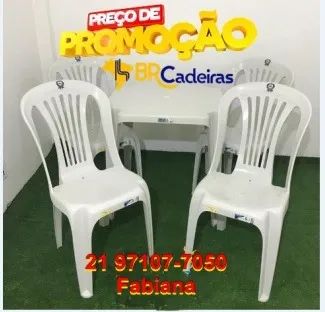 Mesa e cadeiras para Buffet 