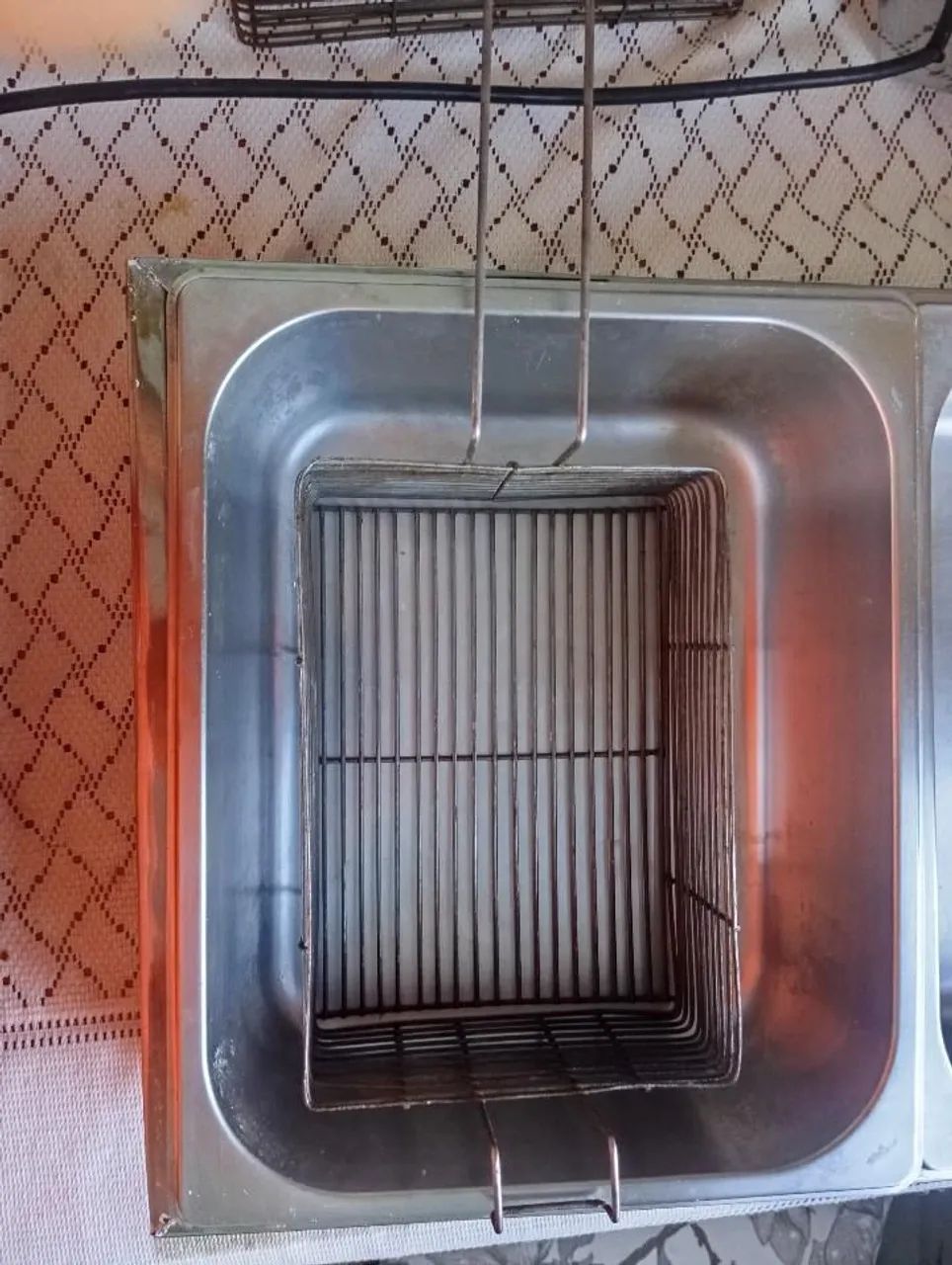 Fritadeira Dupla Inox 2 Cubas com Cestos  - Foto 4