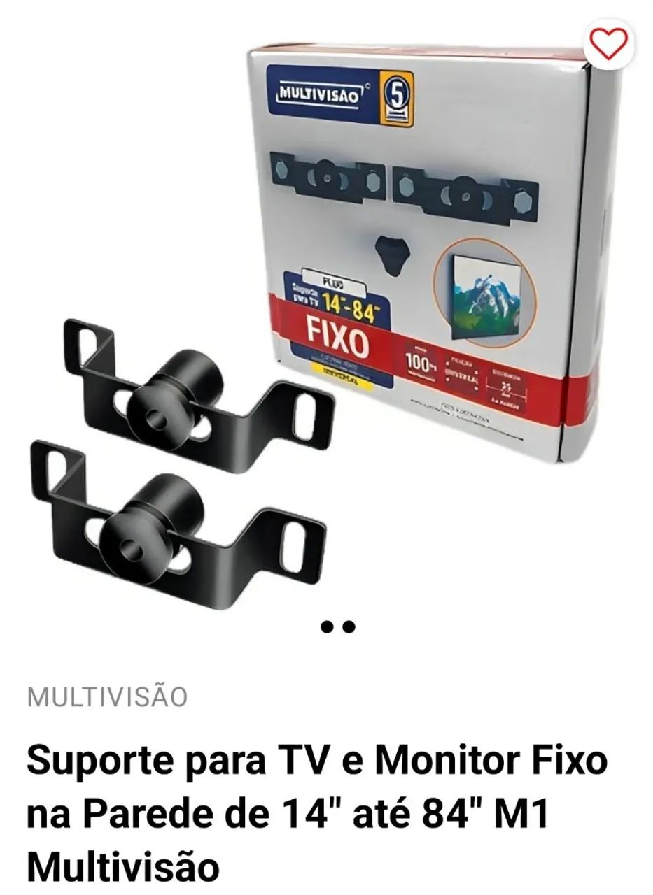 Suporte para TV de "14 até 84" polegadas
