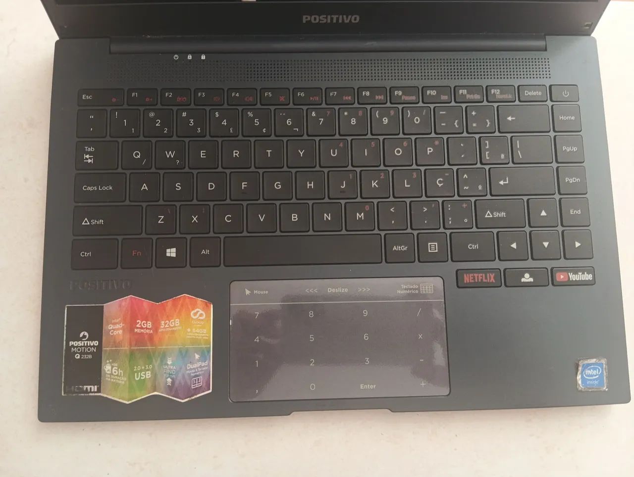 Carcaca completa + teclado notebook motion q32b - Foto 2
