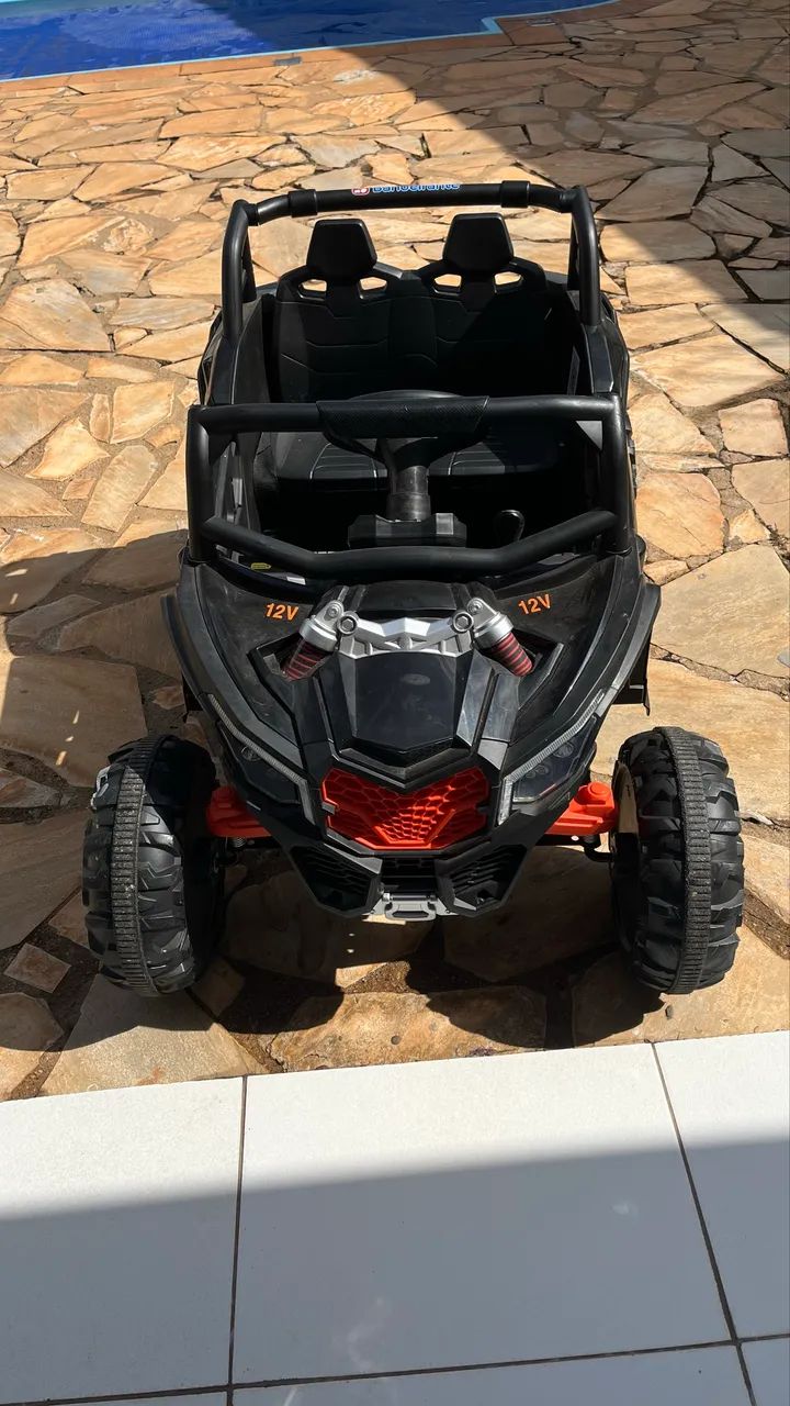 CARRINHO ELÉTRICO INFANTIL UTV 12V - 2 LUGARES - Foto 3