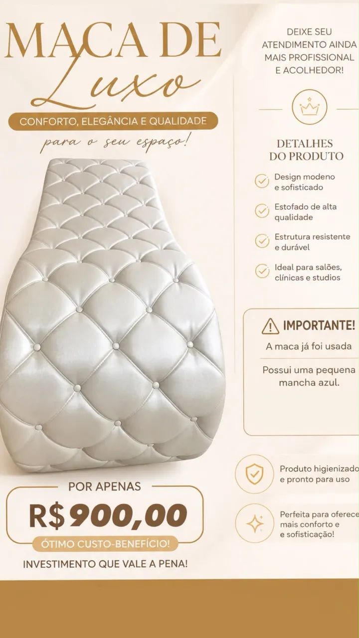 Vende-se maca luxo