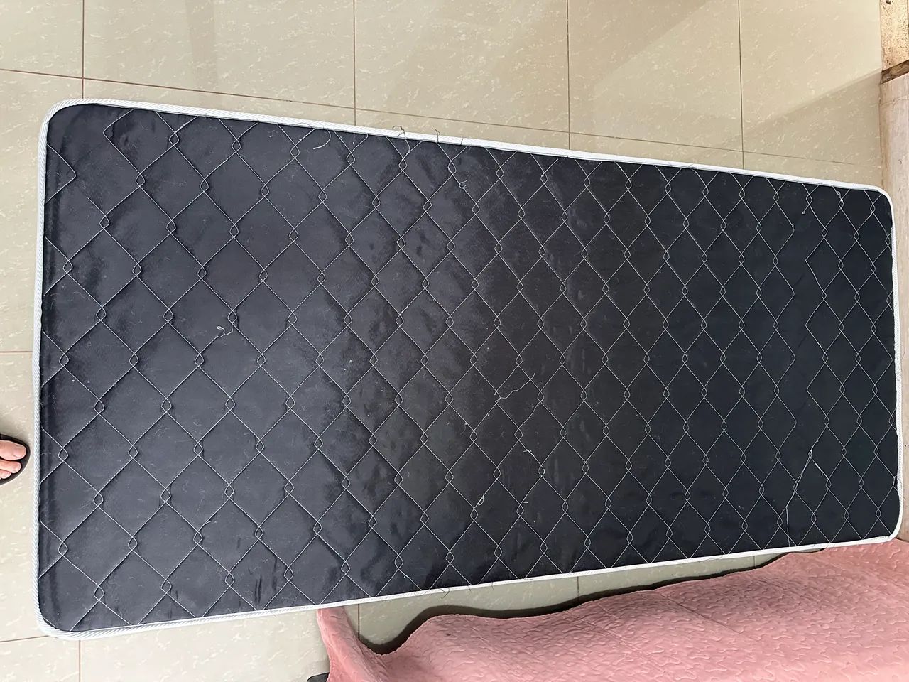 Cama de solteiro com colchão acoplado poli Castor - Foto 4