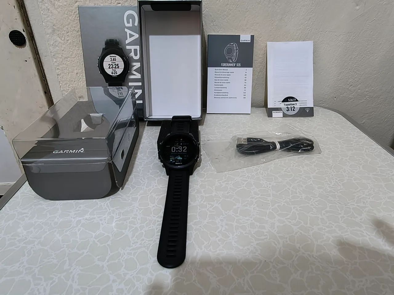Garmin Forerunner 935 Completo Caixa Cabo Original Muito Conservado - Foto 4